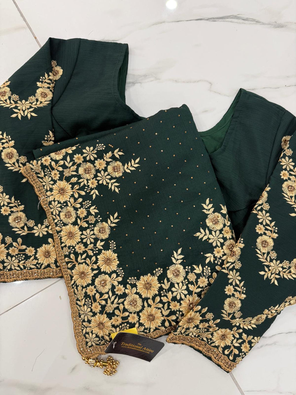 Embroidered Stonework Saree