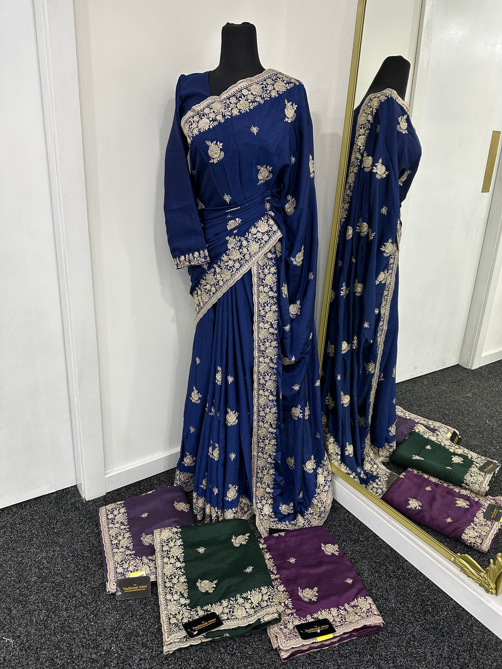 Embroidered Saree
