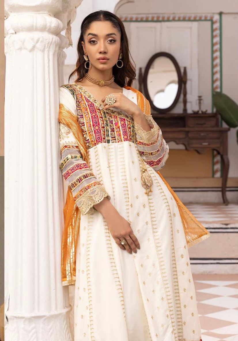 Cotton Zari Dress by Simrans