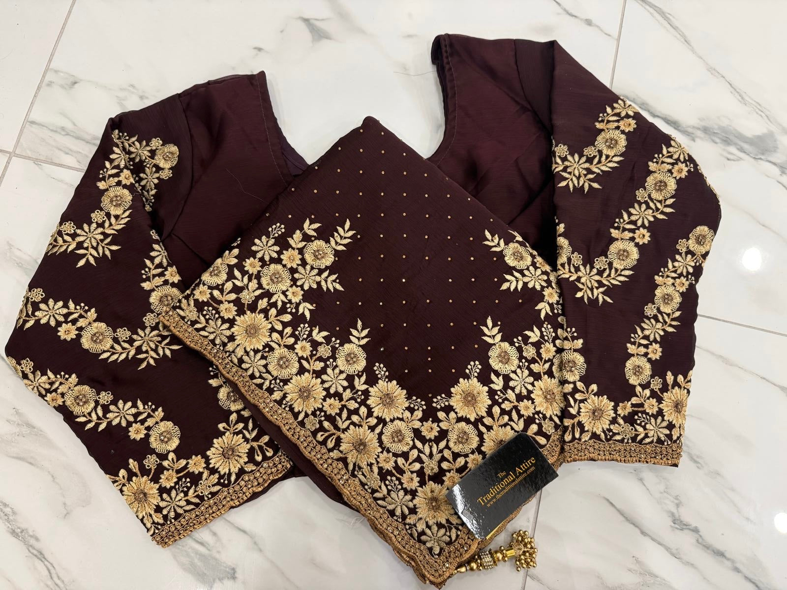 Embroidered Stonework Saree