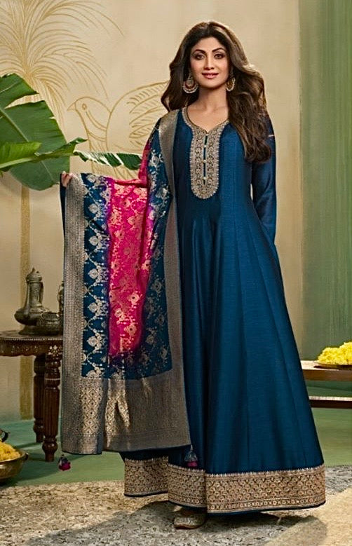 Luxury raw silk dress