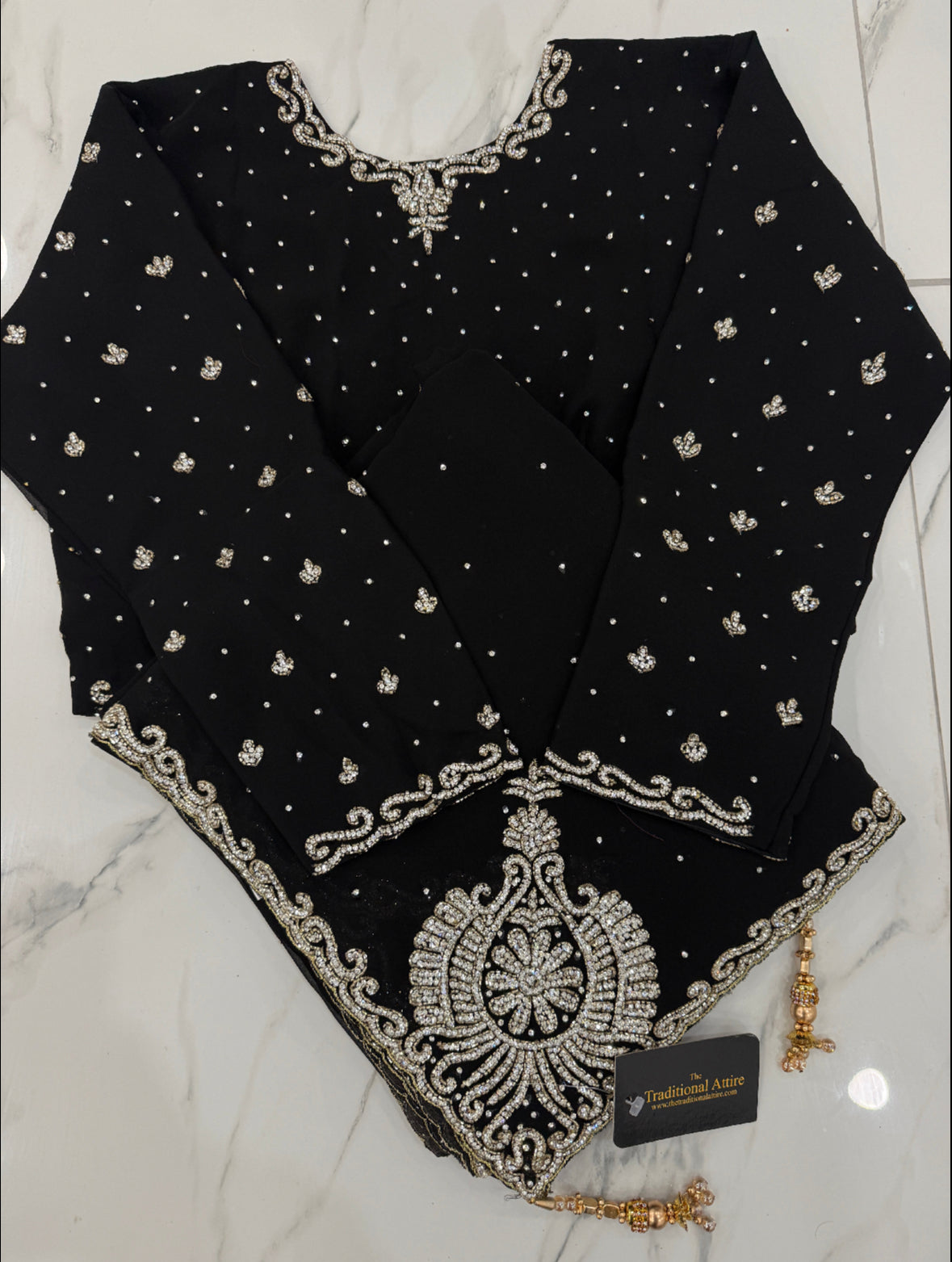 Kohinoor Stonework Saree