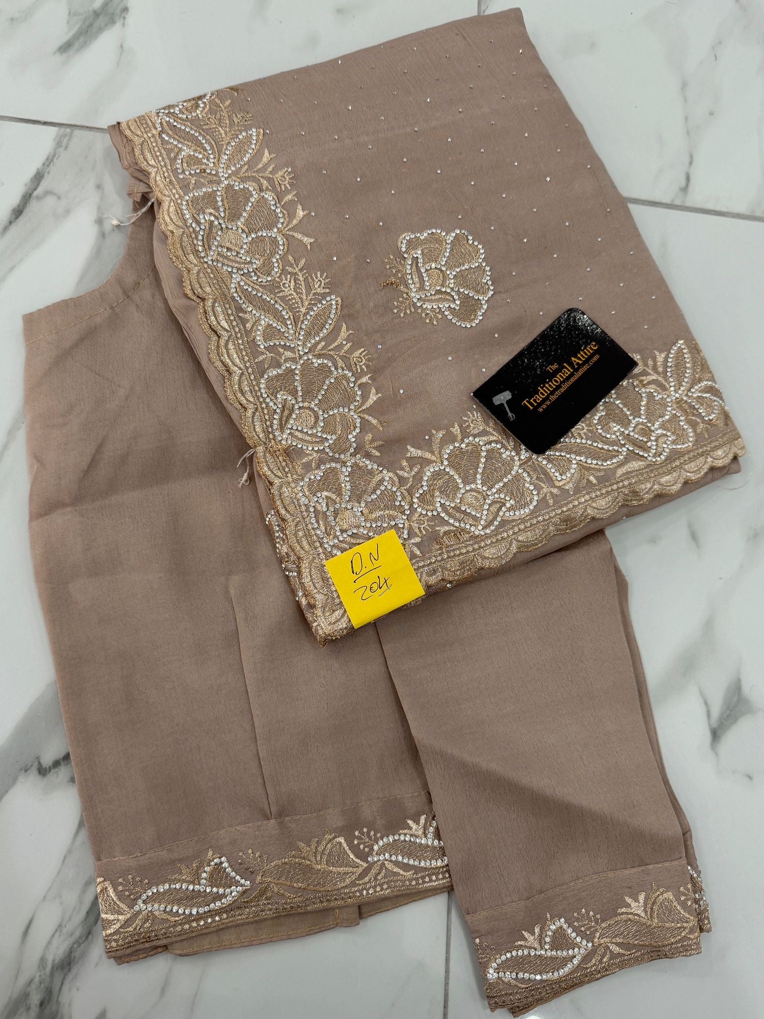 Stonework Saree- 4 colours