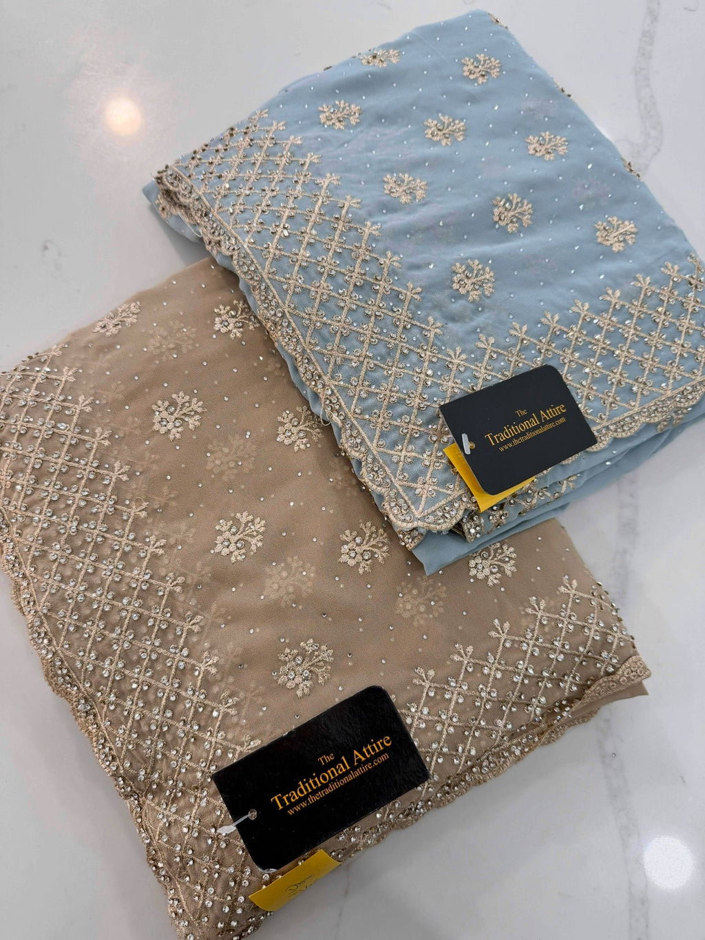 Stonework Embellished Saree