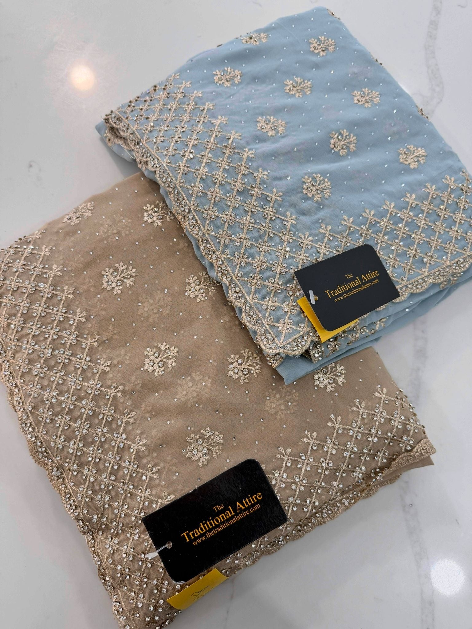 Stonework Embellished Saree