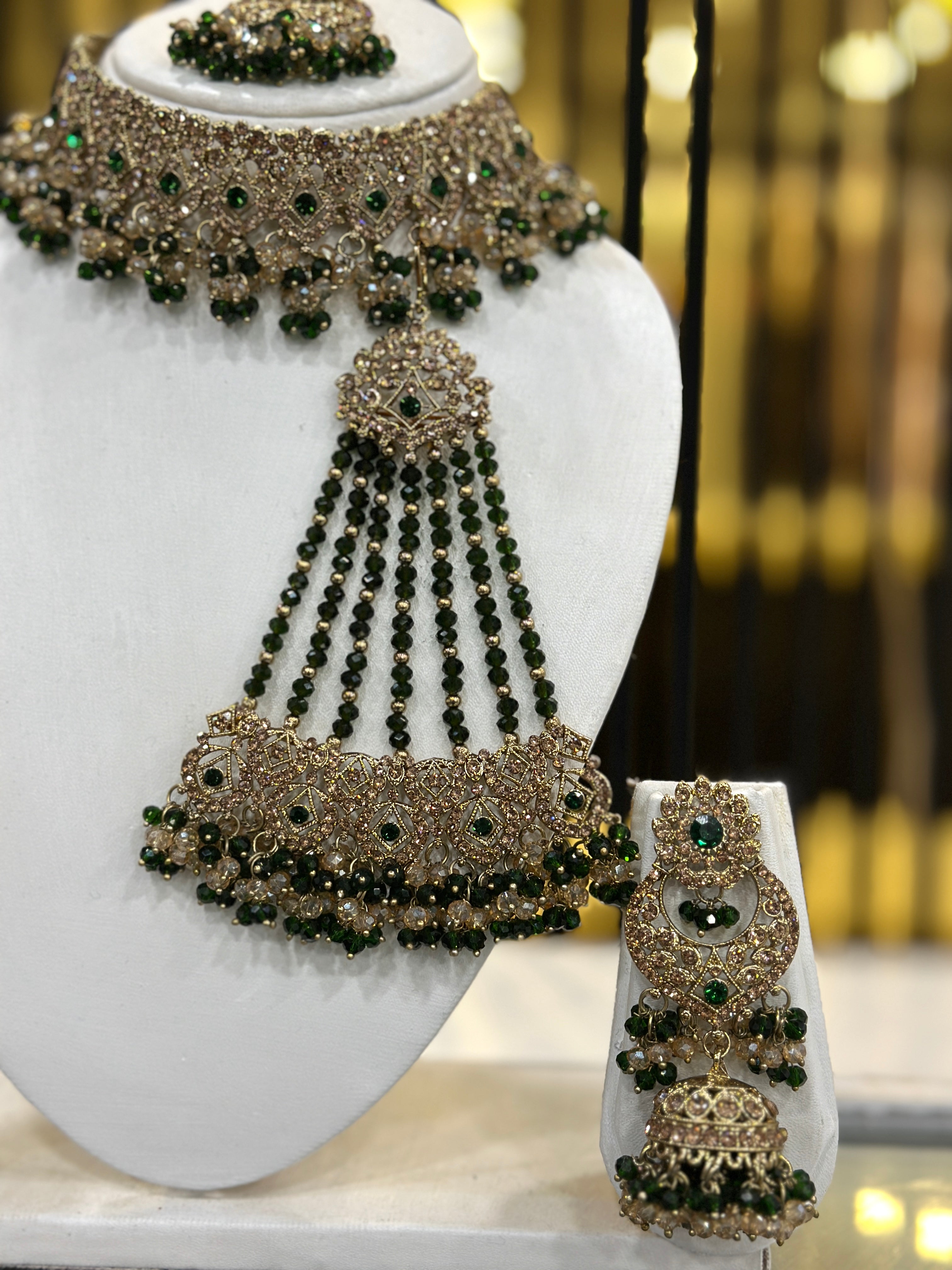 Jewellery set - Green