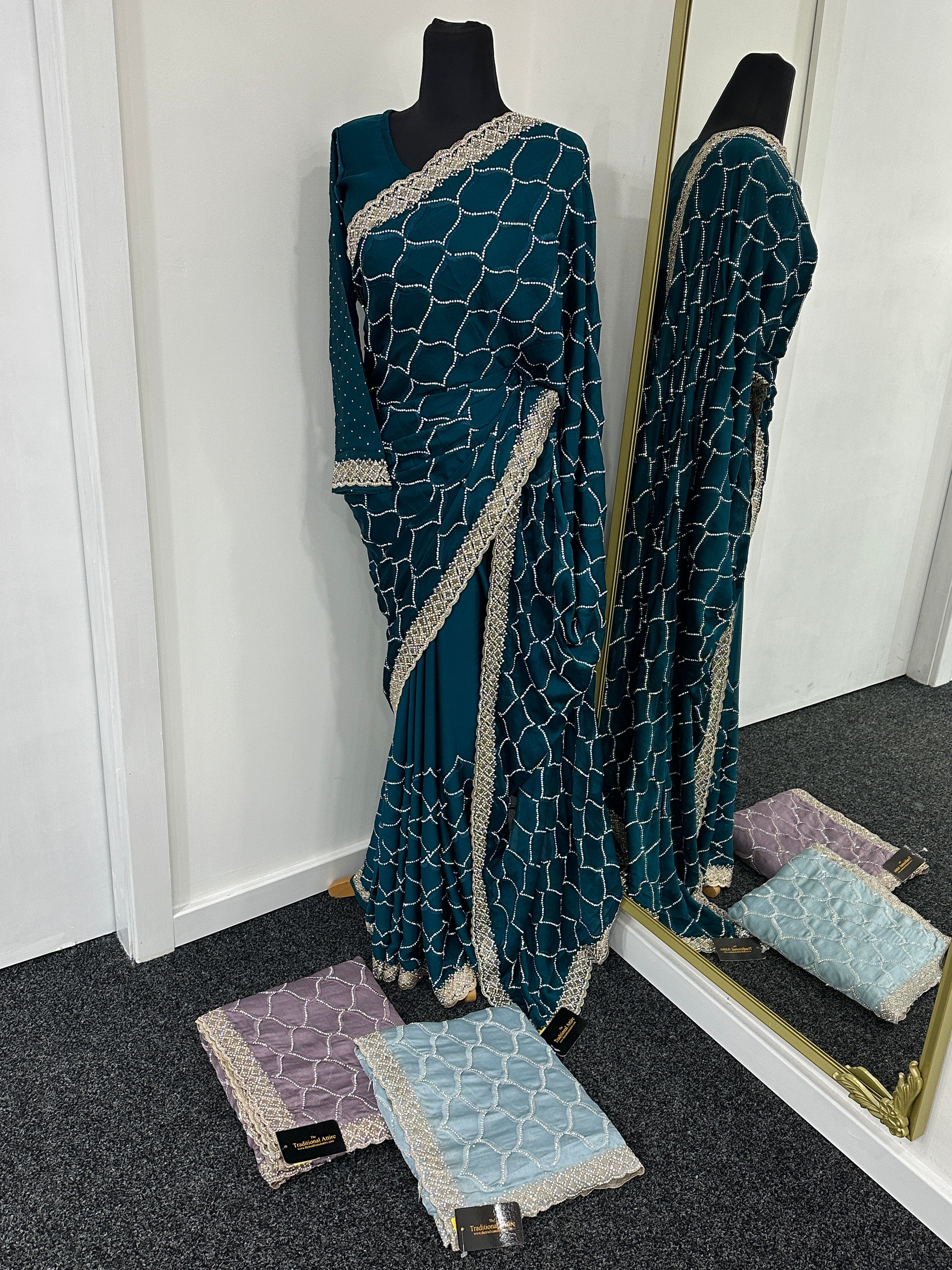 Timeless Stonework Saree