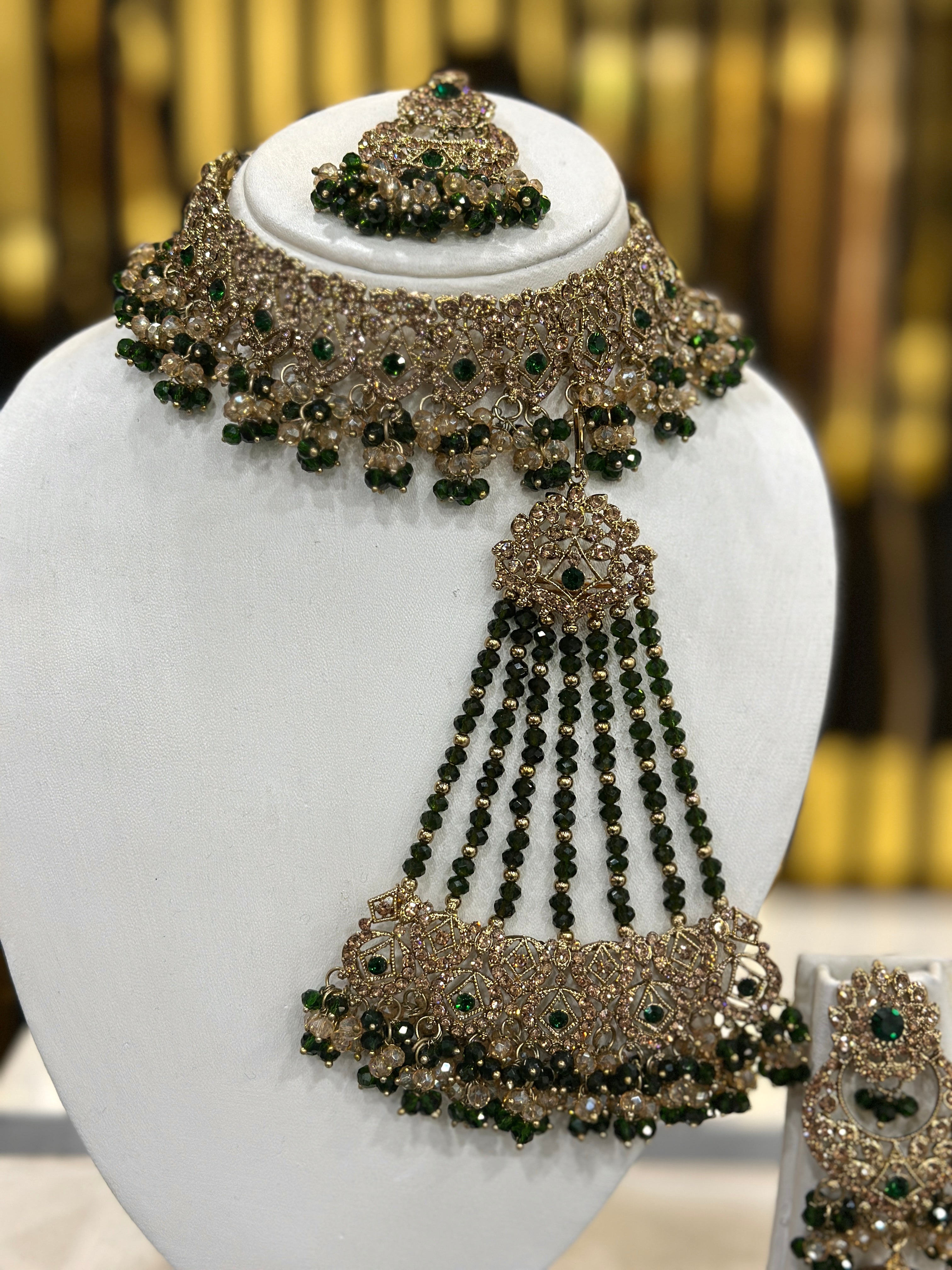 Jewellery set - Green