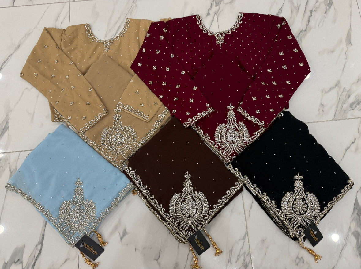 Kohinoor Stonework Saree