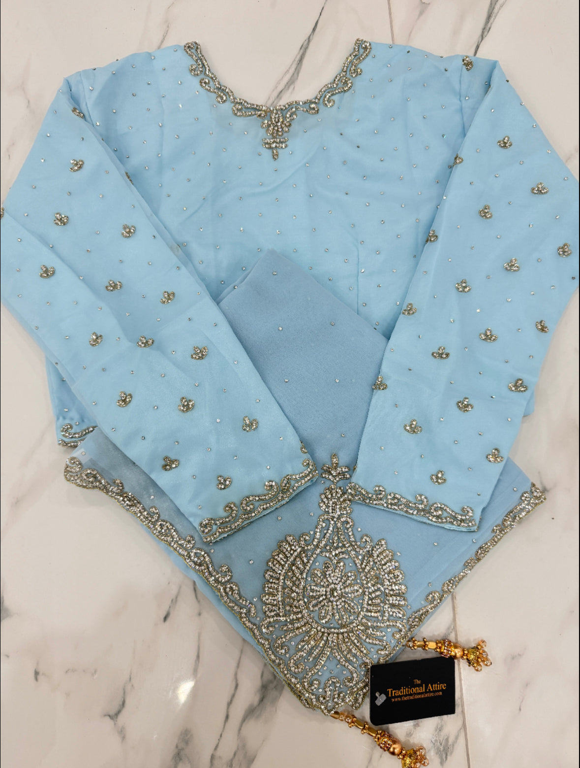 Kohinoor Stonework Saree