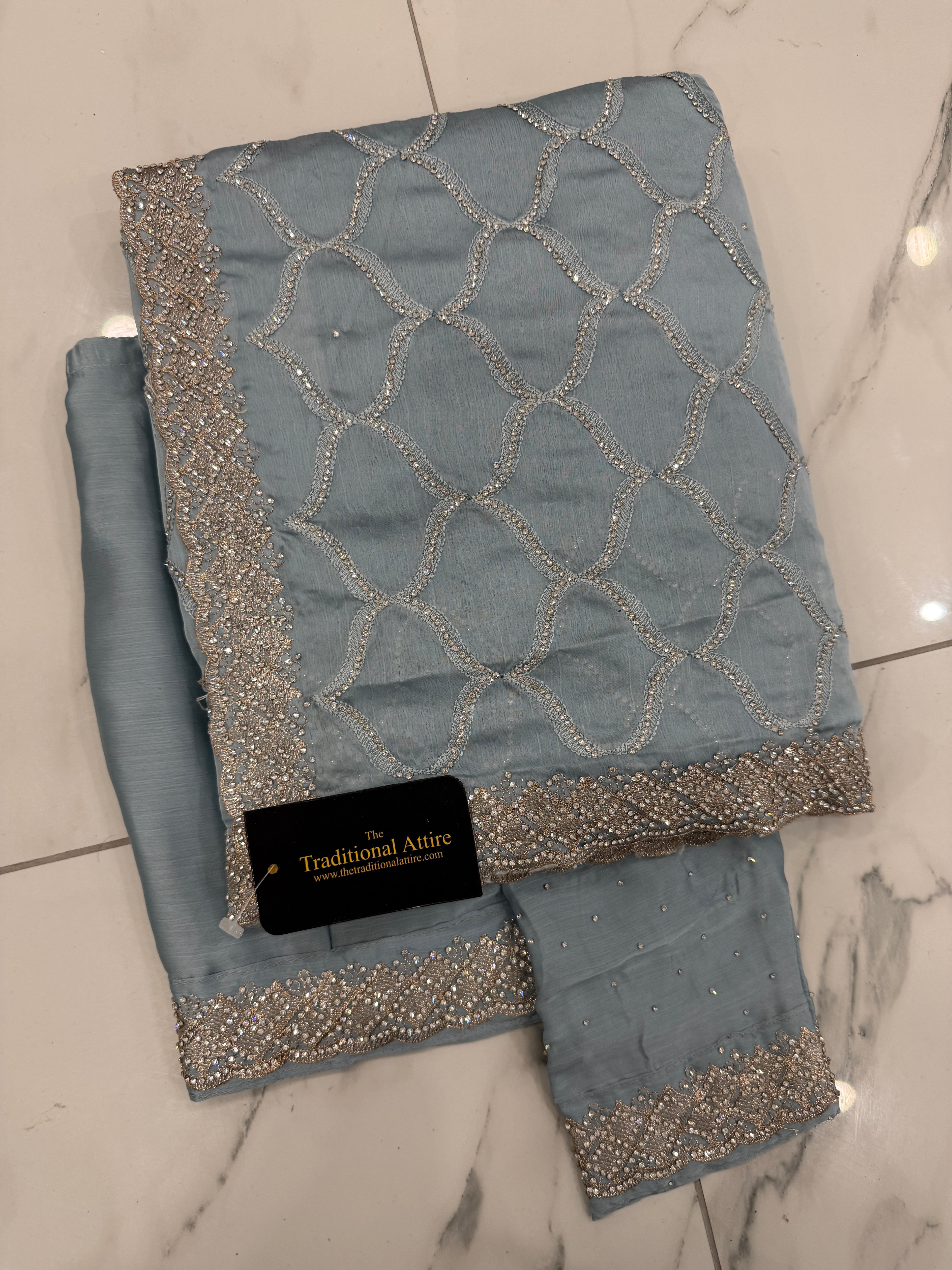 Timeless Stonework Saree
