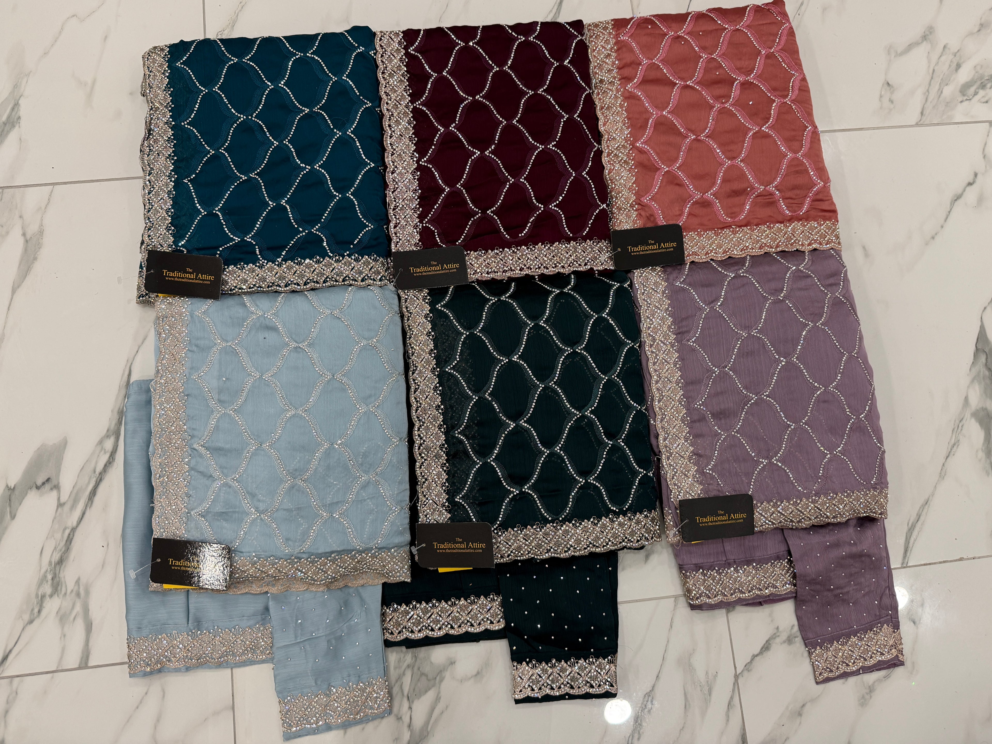 Timeless Stonework Saree