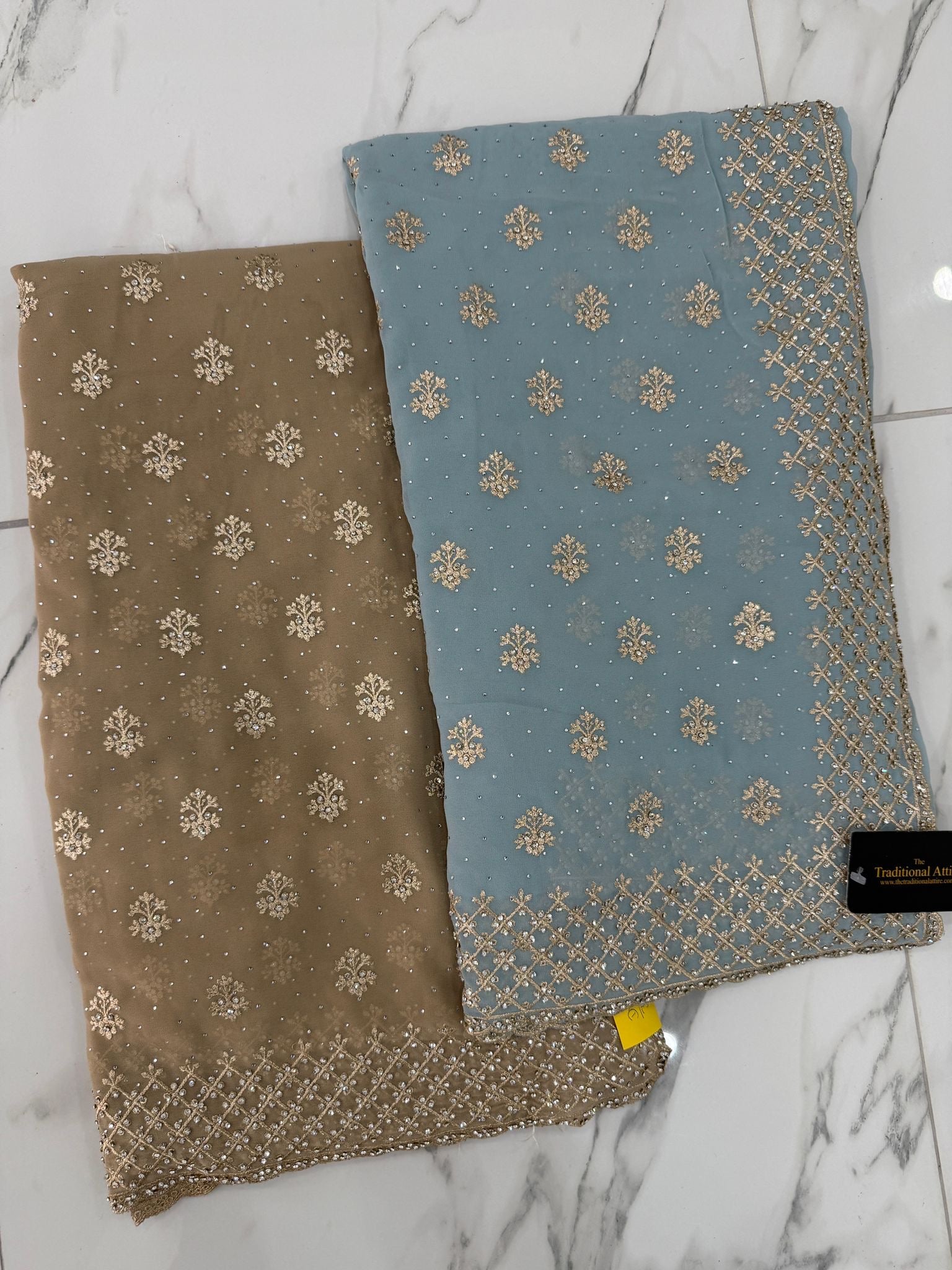 Stonework Embellished Saree