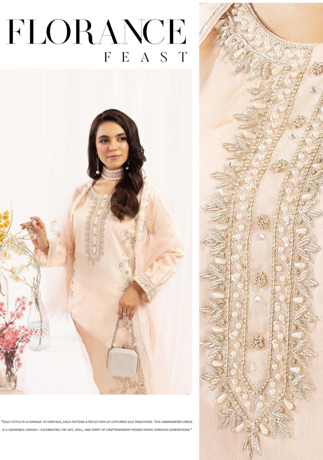 Signature Raw silk sharara by SIMRANS