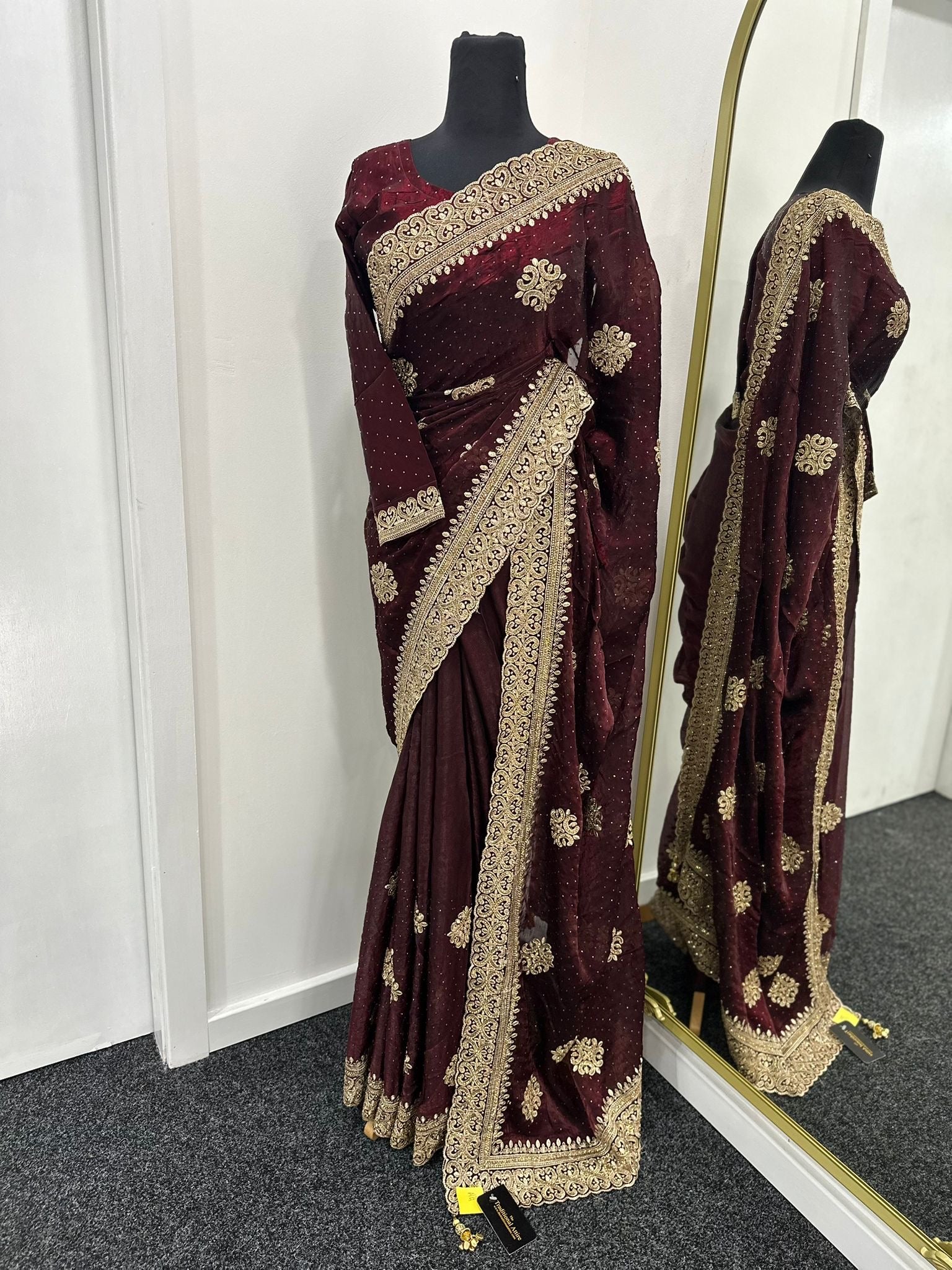 Ishq Stonework Saree