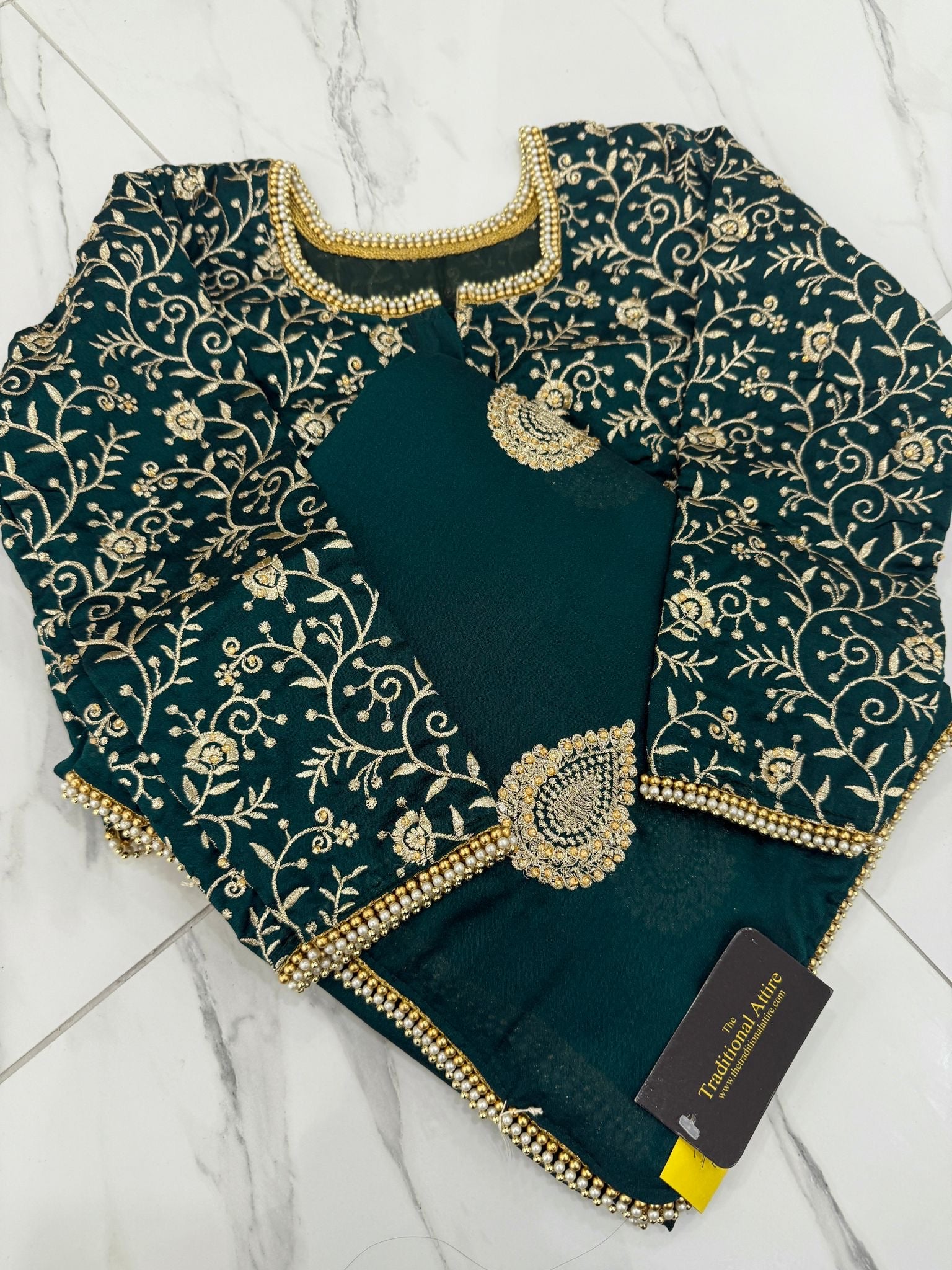 Pearl Embellished Saree