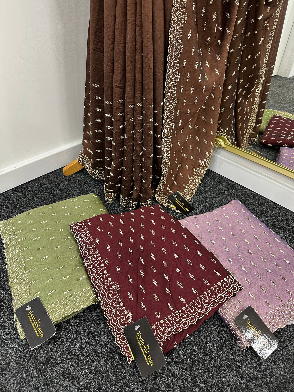 Mehwish Stonework Saree