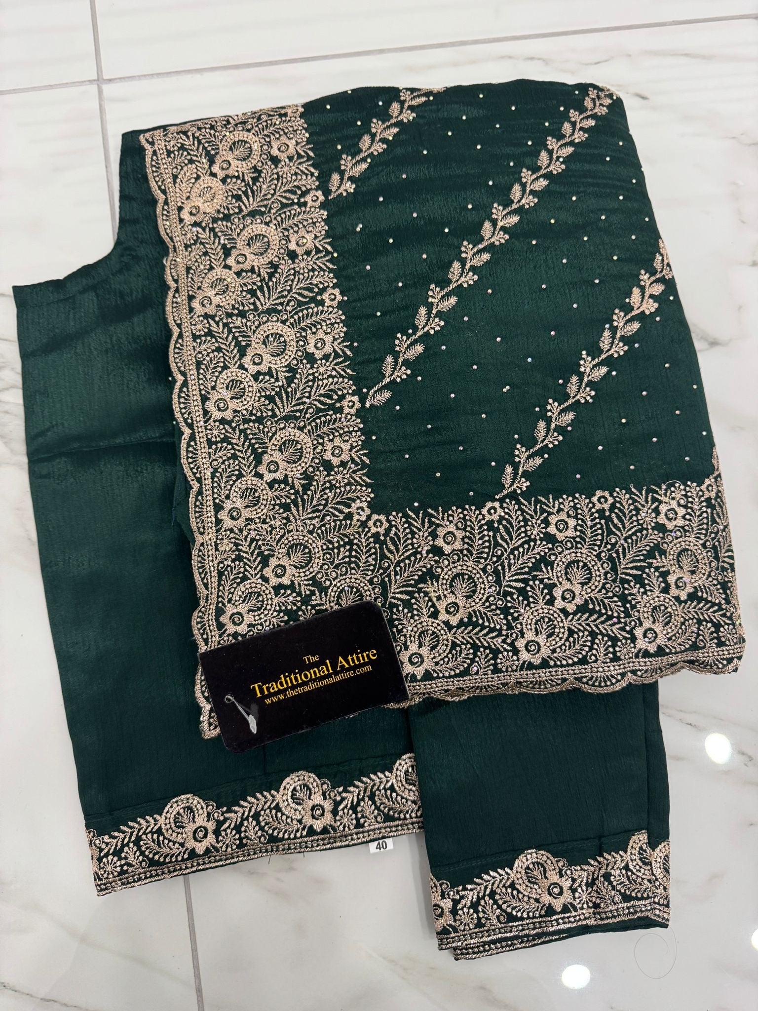 Jaal Embroidered Saree