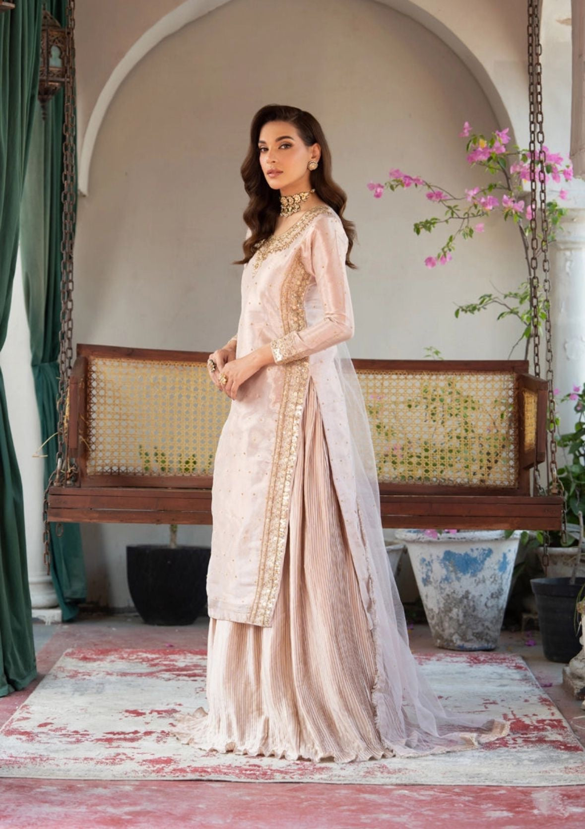 Hussain Rehar Inspired Lengha