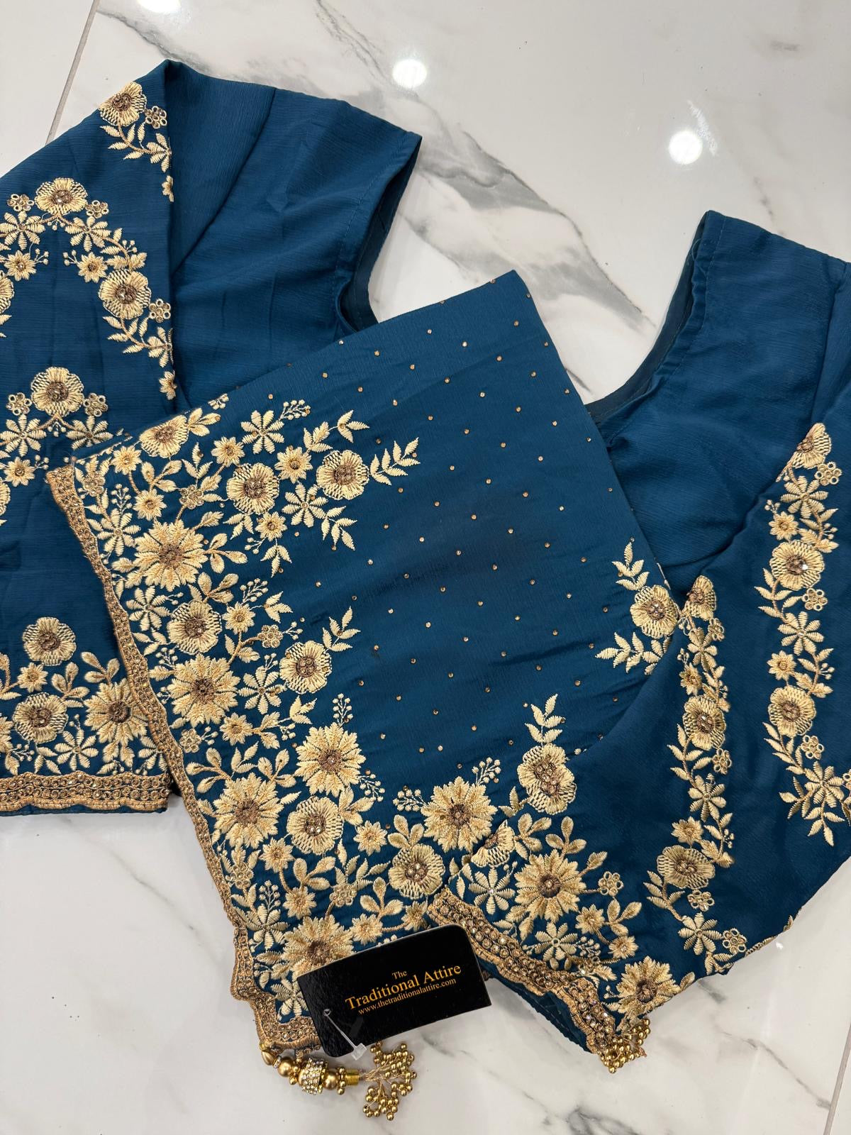 Embroidered Stonework Saree