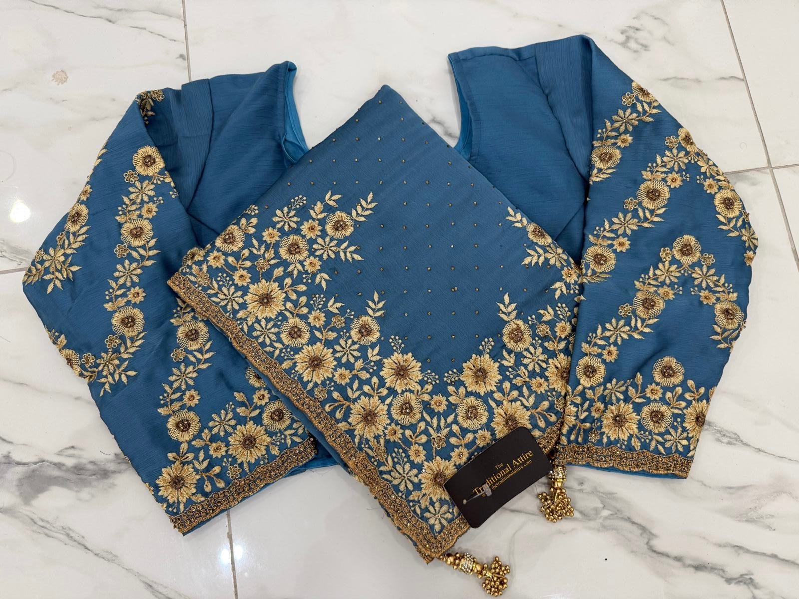 Embroidered Stonework Saree