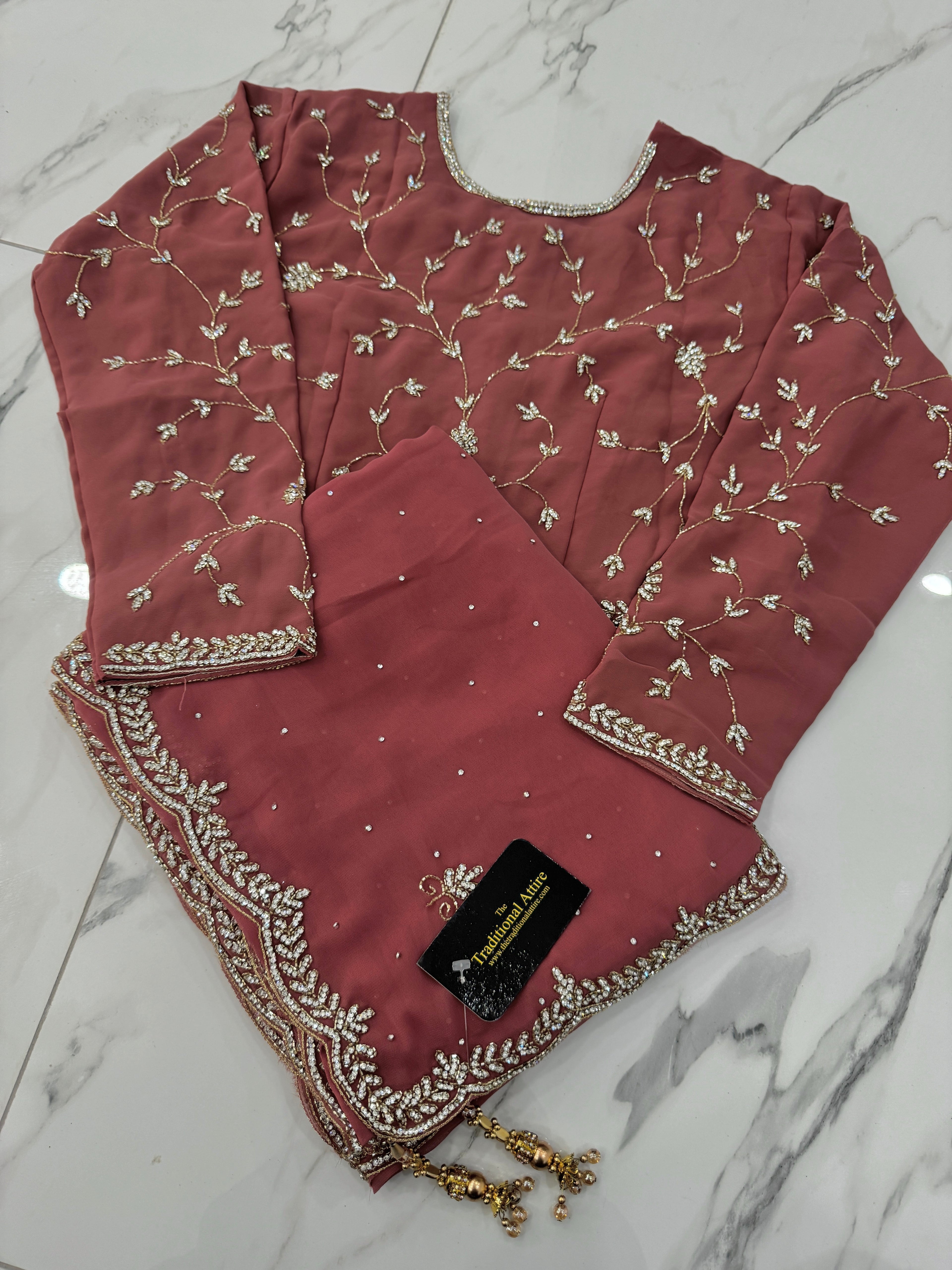 Heavy Stonework Saree