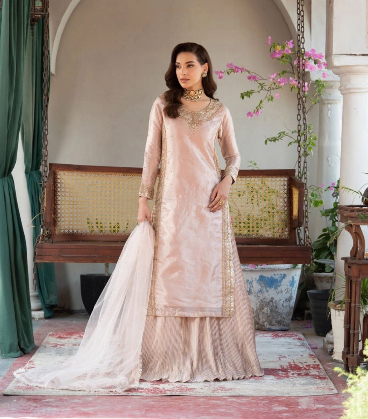 Hussain Rehar Inspired Lengha