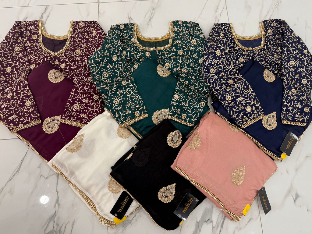 Pearl Embellished Saree