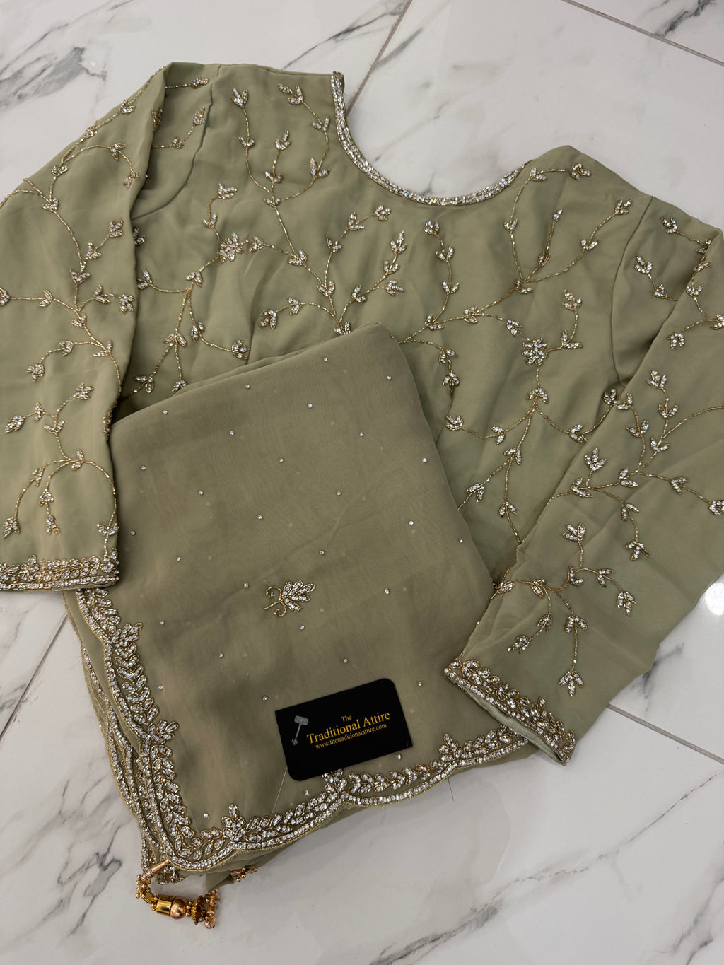 Heavy Stonework Saree