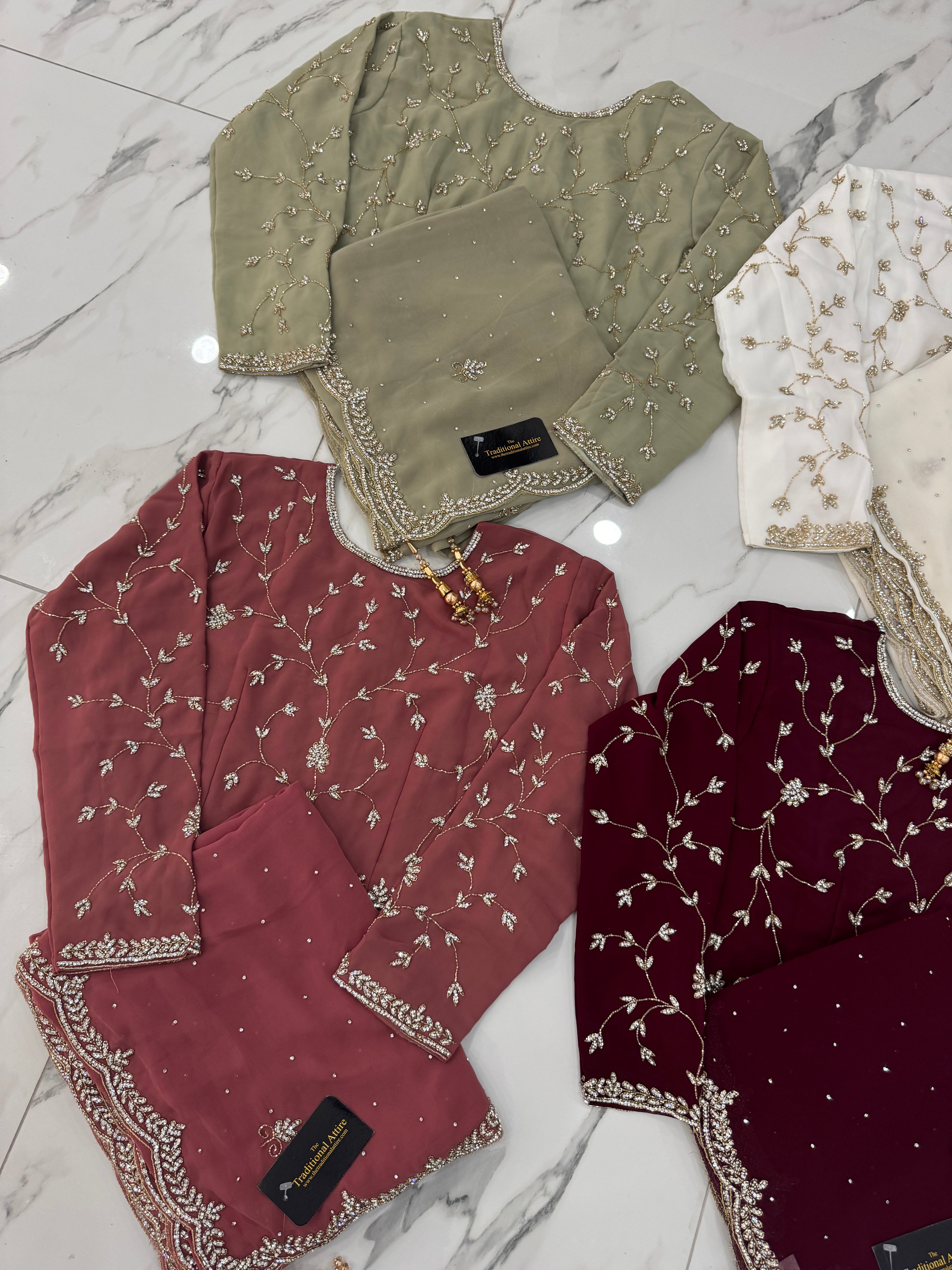 Heavy Stonework Saree