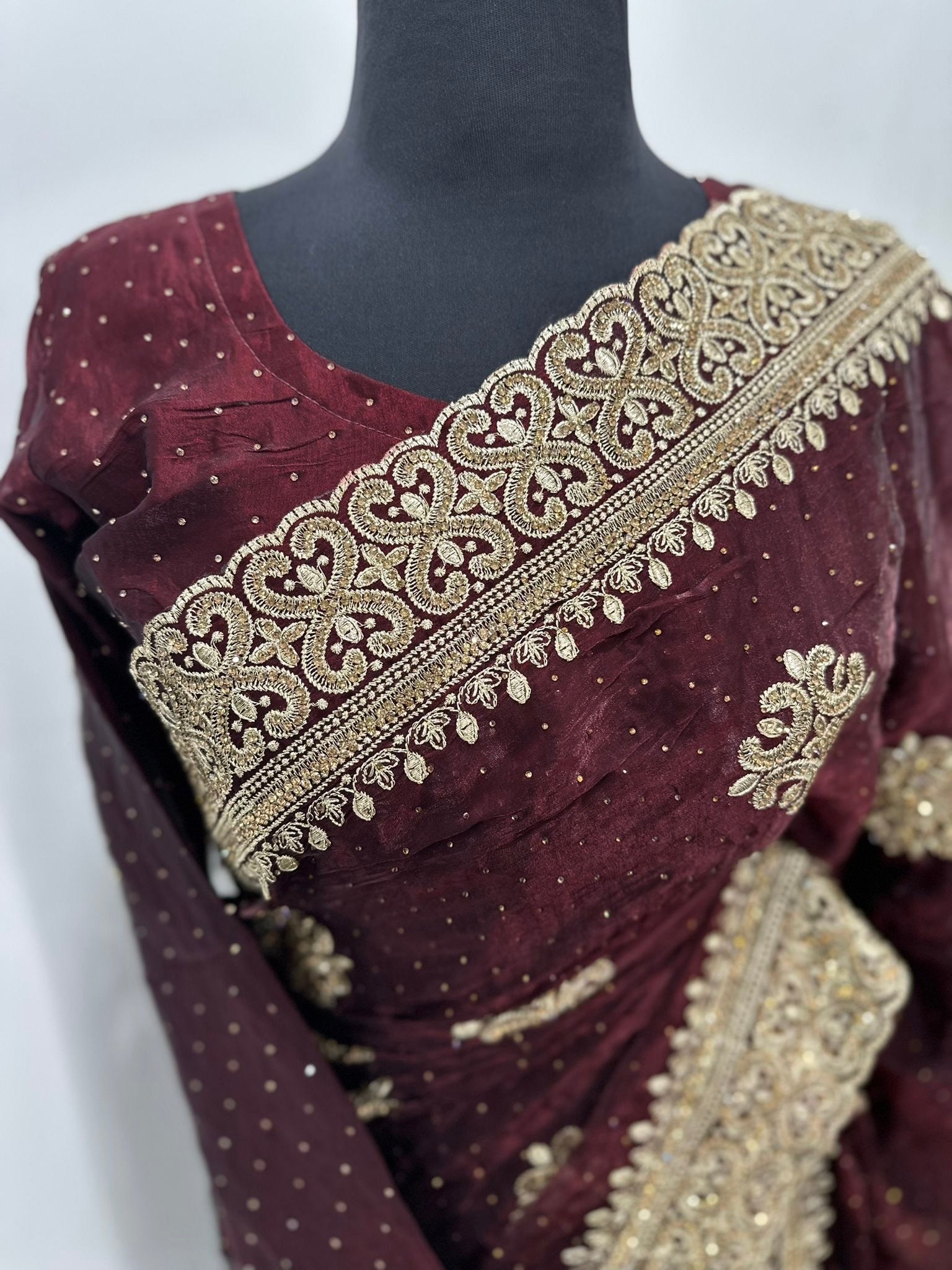 Ishq Stonework Saree