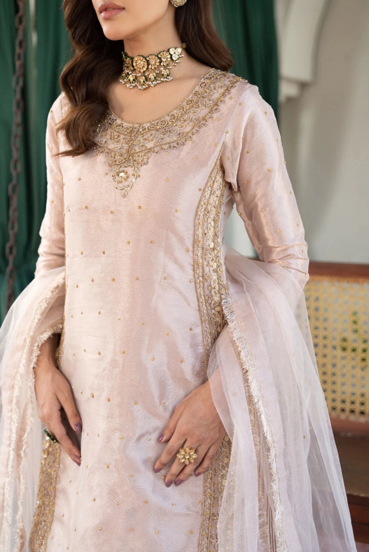 Hussain Rehar Inspired Lengha